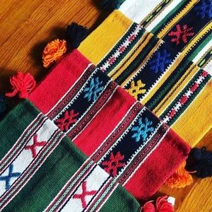 Vintage Handmade Cushion- Made In Greece